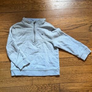 Gray Quarter-Zip Pullover
